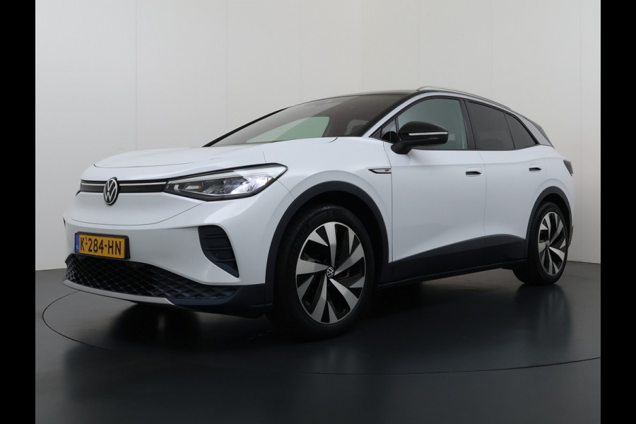 Volkswagen ID.4 204PK First 77kWh SOH 91% Leer/Alcantara Adap.Cruise Camera Apple Carplay Android Navi Ecc Pdc-a+v Lmv 20" Stoel+Stuurverwarming Led Bordherkenning Voor-Klimatisering Semi-Autopilot App-Connect E-sound Front-Assist Origineel Nederlandse Auto