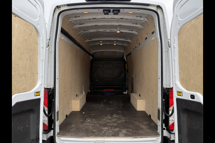 Ford E-Transit 184PK 68kWh L4H3 316km WLTP 96,2% (SOH) BEV Snelladen Carplay Climate control Laadkabel 360° camera Parkeersensoren voor achter Stoelverwarming
