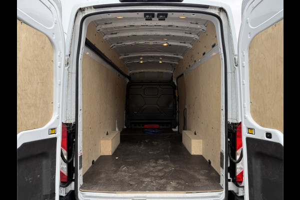 Ford E-Transit 184PK 68kWh L4H3 316km WLTP 96,2% (SOH) BEV Snelladen Carplay Climate control Laadkabel 360° camera Parkeersensoren voor achter Stoelverwarming