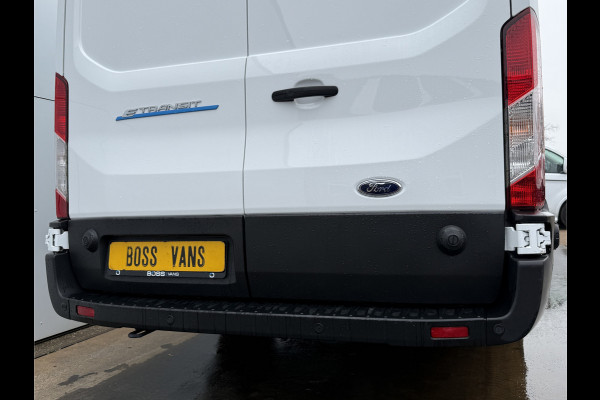 Ford E-Transit 184PK 68kWh L4H3 316km WLTP 96,2% (SOH) BEV Snelladen Carplay Climate control Laadkabel 360° camera Parkeersensoren voor achter Stoelverwarming