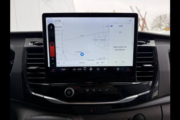Ford E-Transit 184PK 68kWh L4H3 316km WLTP 96,2% (SOH) BEV Snelladen Carplay Climate control Laadkabel 360° camera Parkeersensoren voor achter Stoelverwarming
