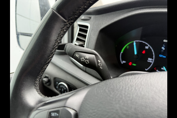 Ford E-Transit 184PK 68kWh L4H3 316km WLTP 96,2% (SOH) BEV Snelladen Carplay Climate control Laadkabel 360° camera Parkeersensoren voor achter Stoelverwarming