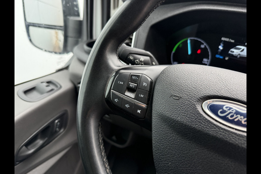 Ford E-Transit 184PK 68kWh L4H3 316km WLTP 96,2% (SOH) BEV Snelladen Carplay Climate control Laadkabel 360° camera Parkeersensoren voor achter Stoelverwarming