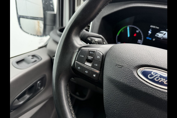 Ford E-Transit 184PK 68kWh L4H3 316km WLTP 96,2% (SOH) BEV Snelladen Carplay Climate control Laadkabel 360° camera Parkeersensoren voor achter Stoelverwarming