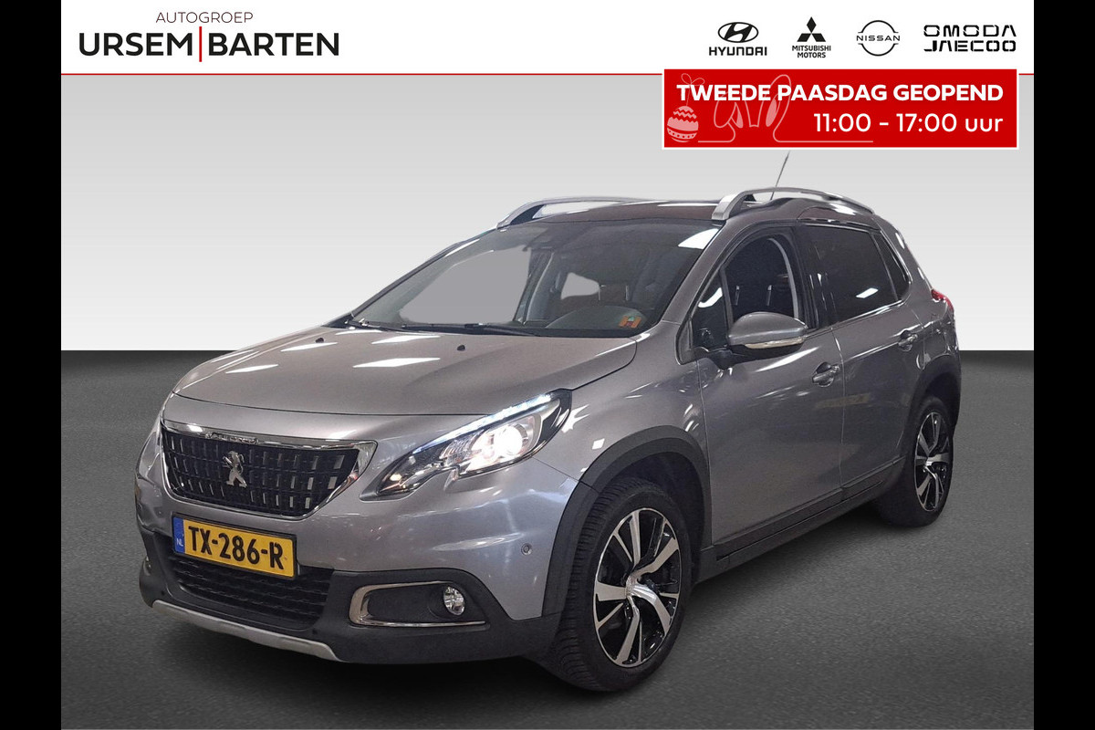 Peugeot 2008 1.2 PureTech GT-line Nieuwe distributieriem, dealer onderhouden! Mooie uitvoering met glazen Panorama dak, Lederen bekleding, Navigatie, L.M. Velgen, Camera.