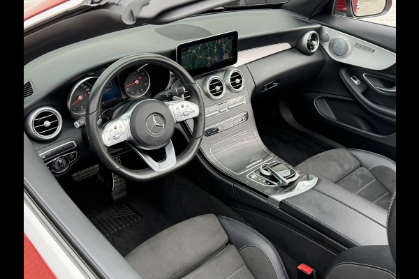 Mercedes-Benz C-Klasse Cabrio 300 Premium AMG Facelift Cabrio Camera Stoelverwarming/ventilatie Clima Carplay Full Led