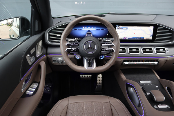 Mercedes-Benz GLE AMG 53 Hybrid 4MATIC+ Premium+ | 'Manufaktur' | Luchtvering | Distronic | Massage | Memory | Trekhaak | Verwarmd Stuurwiel | Burmester | Panoramadak | Luchtreinigingspakket | Soft-Close | Vlakkenverwarming | Comfortpakket Achter+ |
