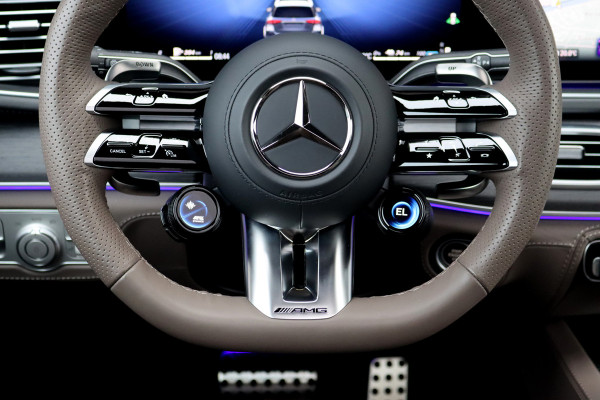 Mercedes-Benz GLE AMG 53 Hybrid 4MATIC+ Premium+ | 'Manufaktur' | Luchtvering | Distronic | Massage | Memory | Trekhaak | Verwarmd Stuurwiel | Burmester | Panoramadak | Luchtreinigingspakket | Soft-Close | Vlakkenverwarming | Comfortpakket Achter+ |