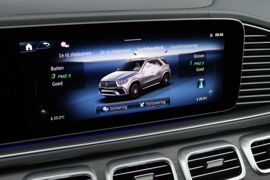 Mercedes-Benz GLE AMG 53 Hybrid 4MATIC+ Premium+ | 'Manufaktur' | Luchtvering | Distronic | Massage | Memory | Trekhaak | Verwarmd Stuurwiel | Burmester | Panoramadak | Luchtreinigingspakket | Soft-Close | Vlakkenverwarming | Comfortpakket Achter+ |