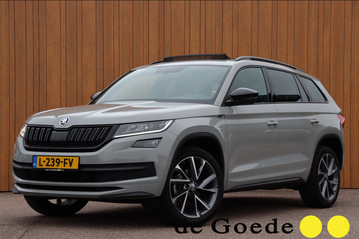 Škoda Kodiaq 1.5 TSI Sportline Business org.NL pano-schuifdak stuurverw. trekhaak camera el.klep