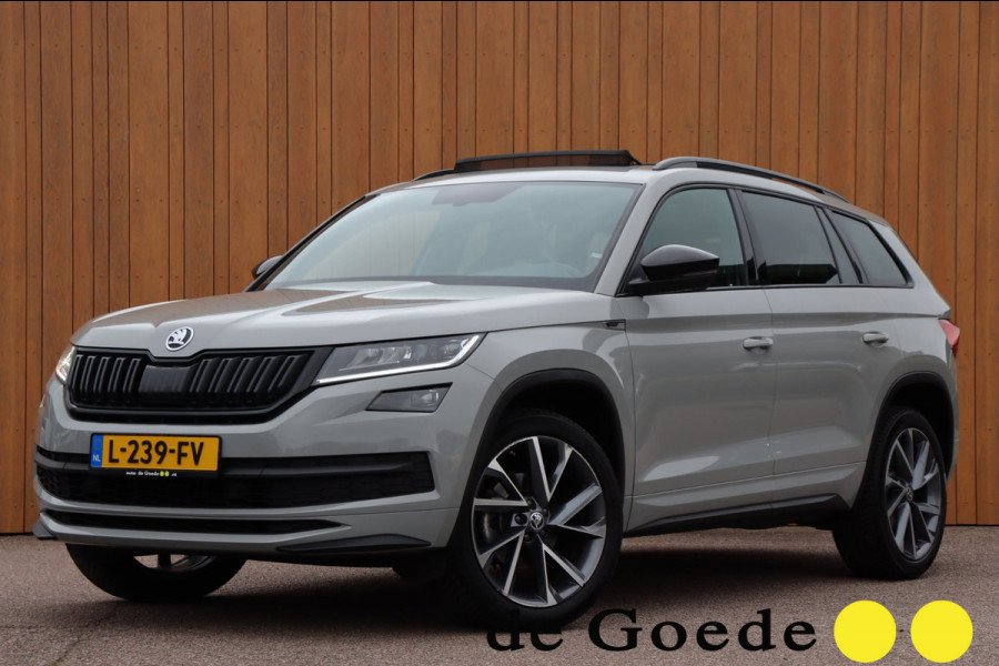 Škoda Kodiaq 1.5 TSI Sportline Business org.NL pano-schuifdak stuurverw. trekhaak camera el.klep