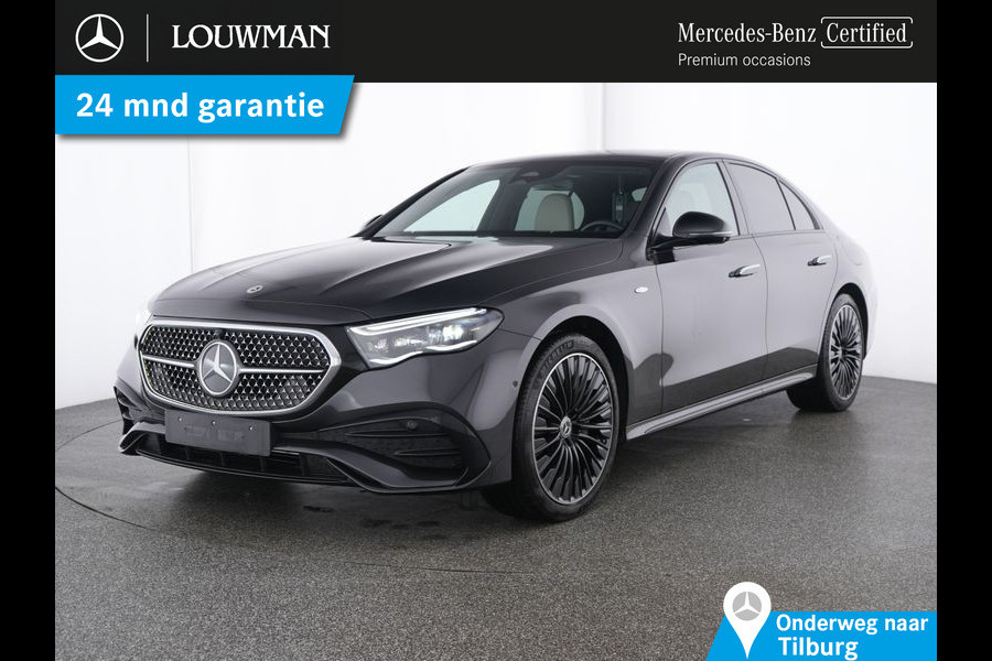 Mercedes-Benz E-Klasse 300 e AMG Plug-In Hybride AMG Line | Night Pakket | Panorama Schuif-Kanteldak | MBUX Superscreen | Burmester®  | 20 Inch AMG Velgen. Inclusief 24 maanden MB Certified garantie voor Europa.