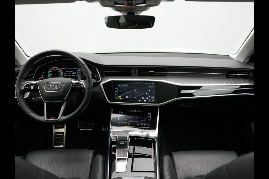 Audi A6 Avant 55 TFSI e Quattro S Line Competition PHEV 367pk | Trekhaak Af Fabriek | Panodak | Adaptive Cruise | 360 Camera | Matrix LED | Bang & Olufsen Sound | Lederen Comfortstoelen Memory & Massage & Ventilatie | Keyless | Stuur Verwarmd | Plug In Hybrid |