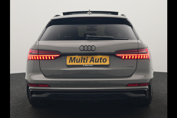 Audi A6 Avant 55 TFSI e Quattro S Line Competition PHEV 367pk | Trekhaak Af Fabriek | Panodak | Adaptive Cruise | 360 Camera | Matrix LED | Bang & Olufsen Sound | Lederen Comfortstoelen Memory & Massage & Ventilatie | Keyless | Stuur Verwarmd | Plug In Hybrid |