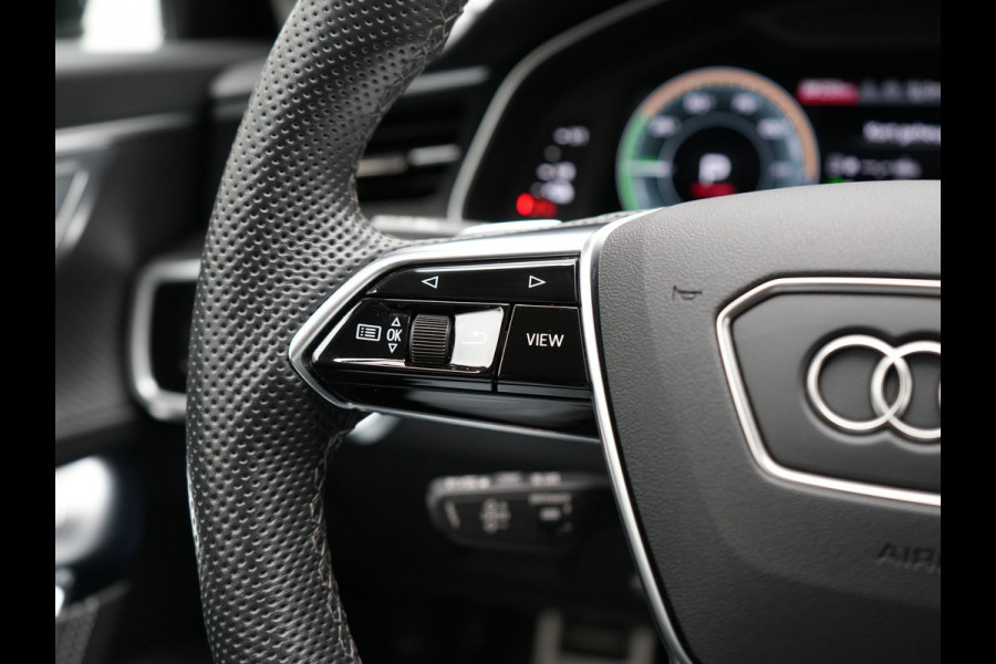 Audi A6 Avant 55 TFSI e Quattro S Line Competition PHEV 367pk | Trekhaak Af Fabriek | Panodak | Adaptive Cruise | 360 Camera | Matrix LED | Bang & Olufsen Sound | Lederen Comfortstoelen Memory & Massage & Ventilatie | Keyless | Stuur Verwarmd | Plug In Hybrid |