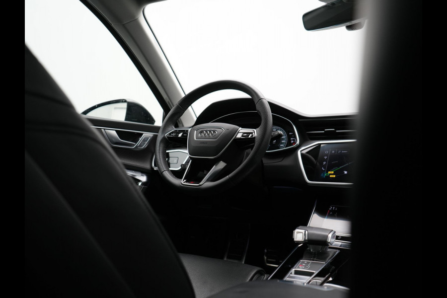 Audi A6 Avant 55 TFSI e Quattro S Line Competition PHEV 367pk | Trekhaak Af Fabriek | Panodak | Adaptive Cruise | 360 Camera | Matrix LED | Bang & Olufsen Sound | Lederen Comfortstoelen Memory & Massage & Ventilatie | Keyless | Stuur Verwarmd | Plug In Hybrid |