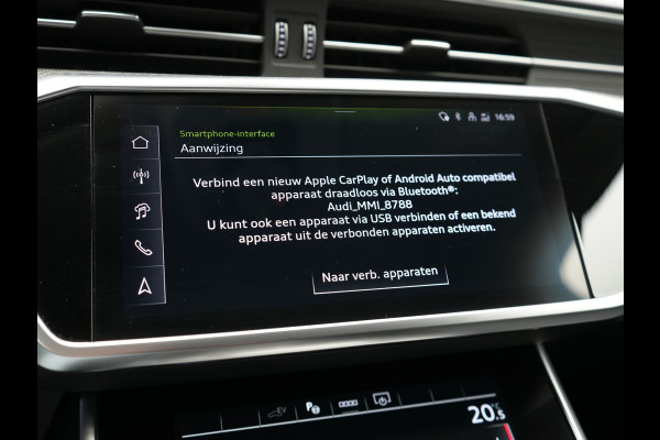Audi A6 Avant 55 TFSI e Quattro S Line Competition PHEV 367pk | Trekhaak Af Fabriek | Panodak | Adaptive Cruise | 360 Camera | Matrix LED | Bang & Olufsen Sound | Lederen Comfortstoelen Memory & Massage & Ventilatie | Keyless | Stuur Verwarmd | Plug In Hybrid |