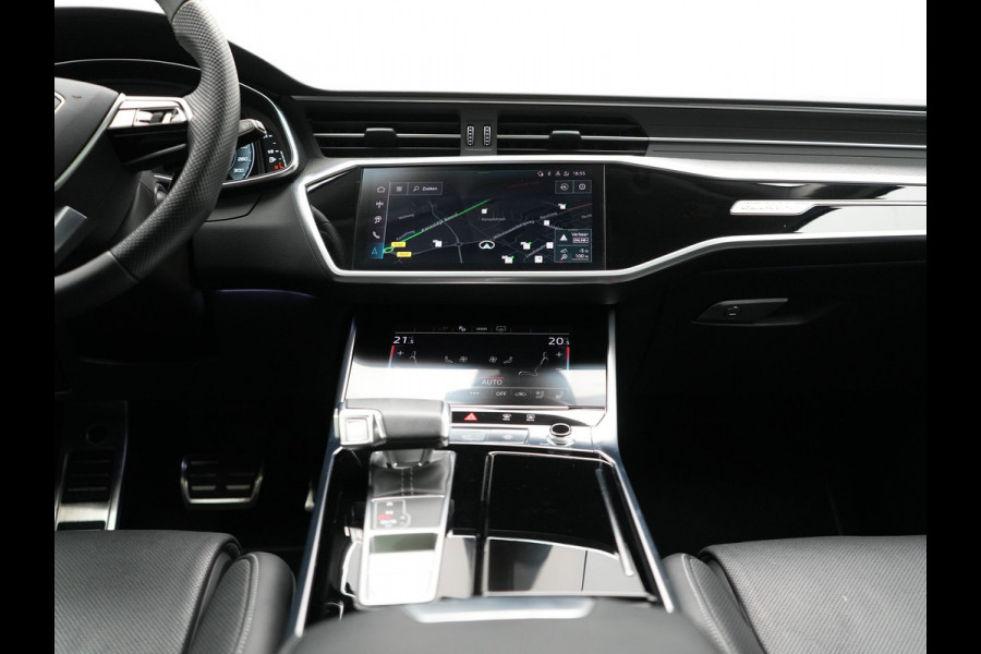 Audi A6 Avant 55 TFSI e Quattro S Line Competition PHEV 367pk | Trekhaak Af Fabriek | Panodak | Adaptive Cruise | 360 Camera | Matrix LED | Bang & Olufsen Sound | Lederen Comfortstoelen Memory & Massage & Ventilatie | Keyless | Stuur Verwarmd | Plug In Hybrid |