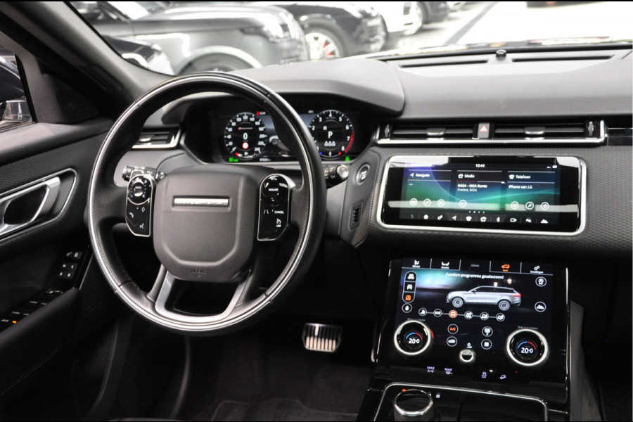 Land Rover Range Rover Velar 2.0 P300 Turbo AWD R-Dynamic SE Navi Leer Panoramadak PDC Meridian soundsysteem lektr. bedienbaar achterklep Climate Zwart hemelbekleding LM velgen