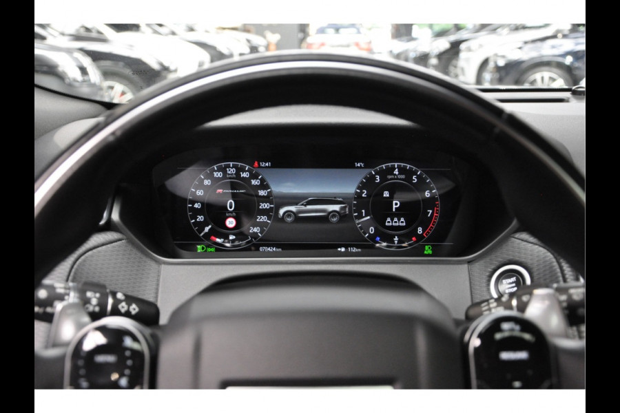 Land Rover Range Rover Velar 2.0 P300 Turbo AWD R-Dynamic SE Navi Leer Panoramadak PDC Meridian soundsysteem lektr. bedienbaar achterklep Climate Zwart hemelbekleding LM velgen