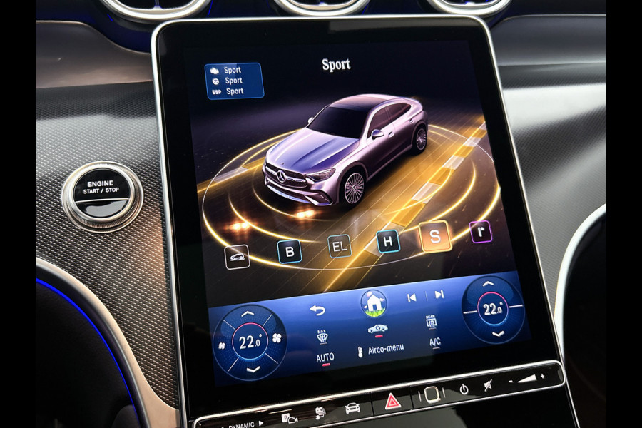 Mercedes-Benz GLC Coupé 300e 4MATIC Business Solution AMG | Advanced plus | Trekhaak | Panoramaschuifdak | URBAN GUARD Plus | Smartphone-integratie | Stoelverwarming | Sfeerverlichting |