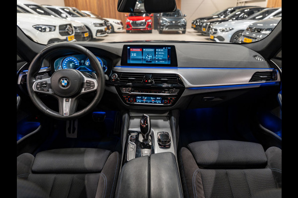 BMW 5 Serie M550i xDrive High Executive, Pano, ACC, 360 Cam, Hud, 21" Velgen, Voll Led, H&K, Ambiënte, Digi Dash, Voll Onderhoud