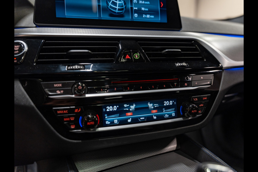 BMW 5 Serie M550i xDrive High Executive, Pano, ACC, 360 Cam, Hud, 21" Velgen, Voll Led, H&K, Ambiënte, Digi Dash, Voll Onderhoud