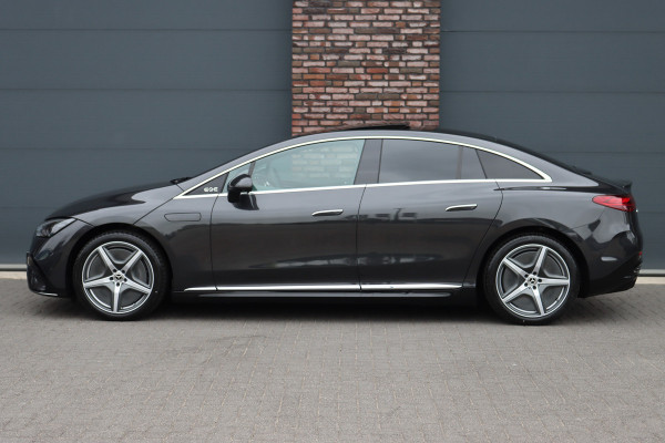 Mercedes-Benz EQE 350+ AMG Line Premium+ 96 kWh | Hyperscreen | Luchtvering | Achterasbesturing | Carbon | Distronic+ | Panoramadak | HUD | Verwarmd Stuurwiel | 22kW | Warmtepomp |