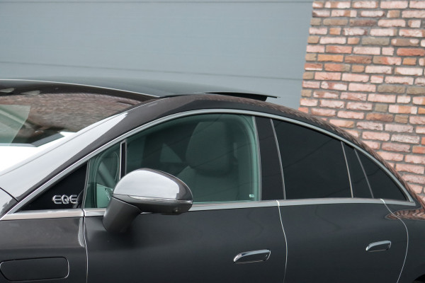 Mercedes-Benz EQE 350+ AMG Line Premium+ 96 kWh | Hyperscreen | Luchtvering | Achterasbesturing | Carbon | Distronic+ | Panoramadak | HUD | Verwarmd Stuurwiel | 22kW | Warmtepomp |