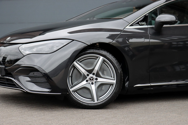 Mercedes-Benz EQE 350+ AMG Line Premium+ 96 kWh | Hyperscreen | Luchtvering | Achterasbesturing | Carbon | Distronic+ | Panoramadak | HUD | Verwarmd Stuurwiel | 22kW | Warmtepomp |