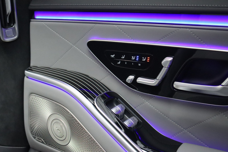 Mercedes-Benz S-Klasse 450 e Lang AMG Line | Achterasbesturing | Luchtvering | Chauffeurspakket | Distronic+ | Burmester | Nekverwarming | Stoelventilatie | Massage | MBUX Tablet | 3D-Display | HUD |