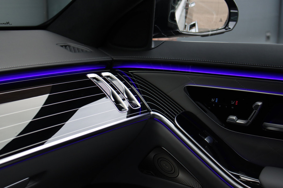Mercedes-Benz S-Klasse 450 e Lang AMG Line | Achterasbesturing | Luchtvering | Chauffeurspakket | Distronic+ | Burmester | Nekverwarming | Stoelventilatie | Massage | MBUX Tablet | 3D-Display | HUD |