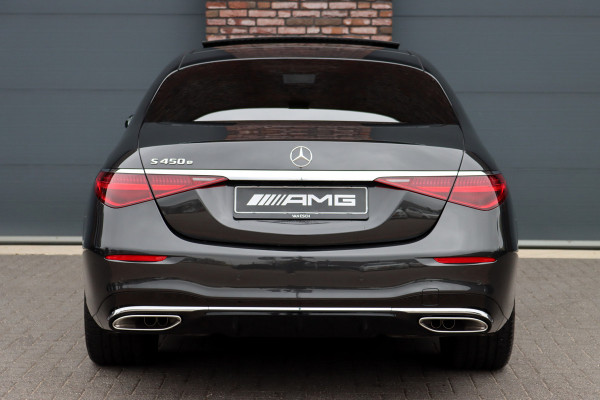 Mercedes-Benz S-Klasse 450 e Lang AMG Line | Achterasbesturing | Luchtvering | Chauffeurspakket | Distronic+ | Burmester | Nekverwarming | Stoelventilatie | Massage | MBUX Tablet | 3D-Display | HUD |