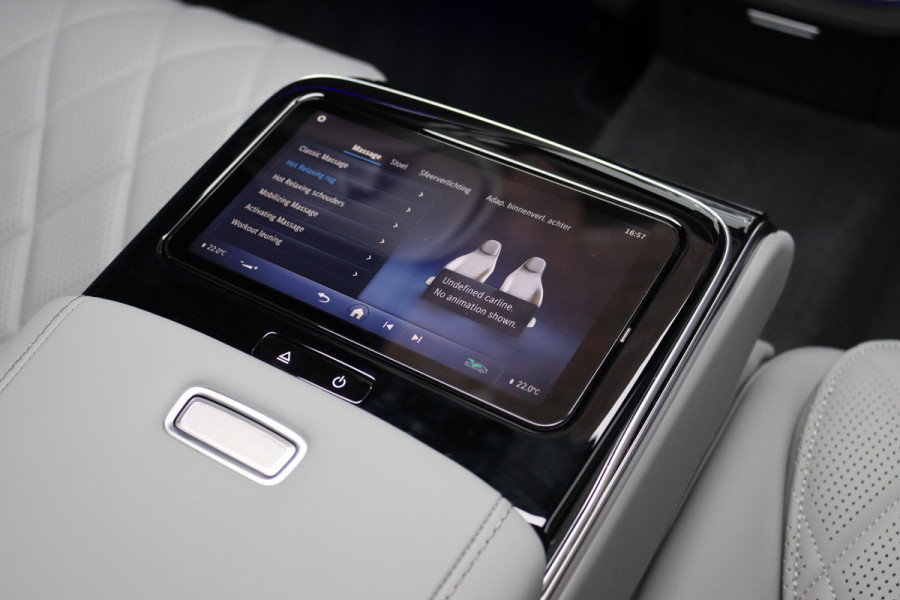 Mercedes-Benz S-Klasse 450 e Lang AMG Line | Achterasbesturing | Luchtvering | Chauffeurspakket | Distronic+ | Burmester | Nekverwarming | Stoelventilatie | Massage | MBUX Tablet | 3D-Display | HUD |