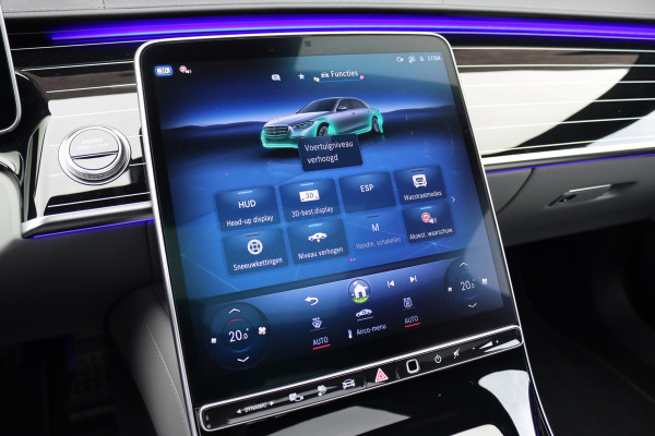 Mercedes-Benz S-Klasse 450 e Lang AMG Line | Achterasbesturing | Luchtvering | Chauffeurspakket | Distronic+ | Burmester | Nekverwarming | Stoelventilatie | Massage | MBUX Tablet | 3D-Display | HUD |