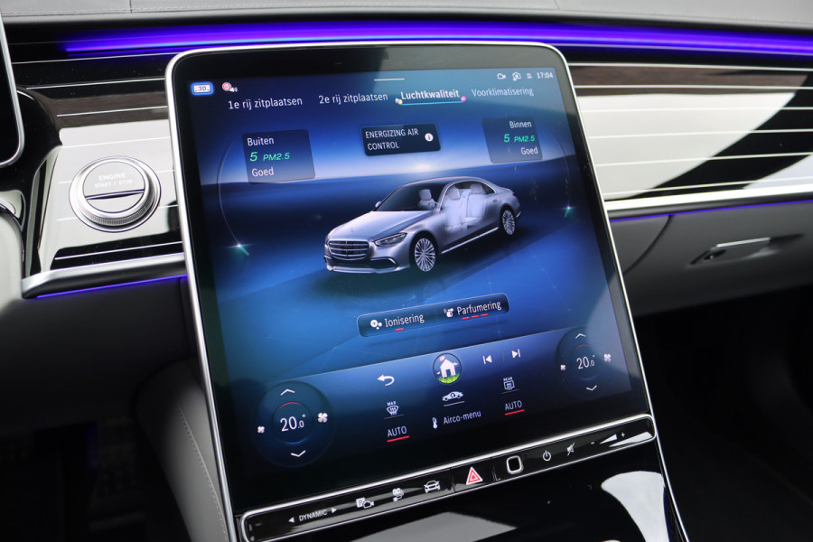 Mercedes-Benz S-Klasse 450 e Lang AMG Line | Achterasbesturing | Luchtvering | Chauffeurspakket | Distronic+ | Burmester | Nekverwarming | Stoelventilatie | Massage | MBUX Tablet | 3D-Display | HUD |