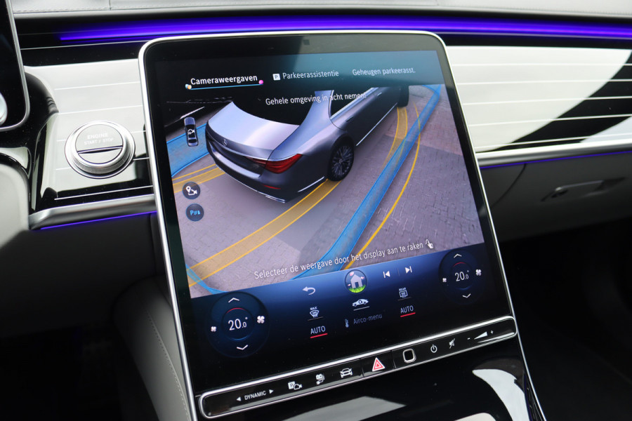 Mercedes-Benz S-Klasse 450 e Lang AMG Line | Achterasbesturing | Luchtvering | Chauffeurspakket | Distronic+ | Burmester | Nekverwarming | Stoelventilatie | Massage | MBUX Tablet | 3D-Display | HUD |
