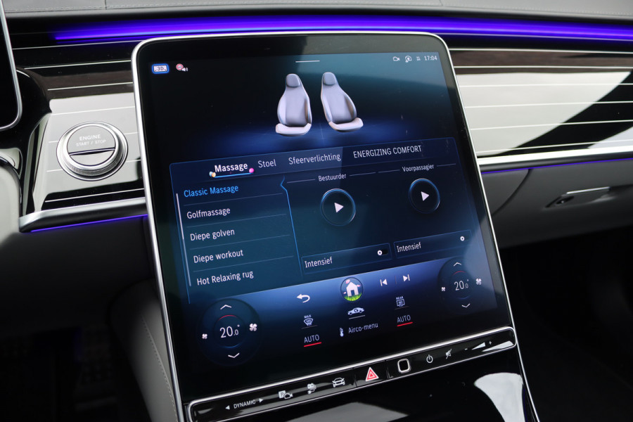Mercedes-Benz S-Klasse 450 e Lang AMG Line | Achterasbesturing | Luchtvering | Chauffeurspakket | Distronic+ | Burmester | Nekverwarming | Stoelventilatie | Massage | MBUX Tablet | 3D-Display | HUD |