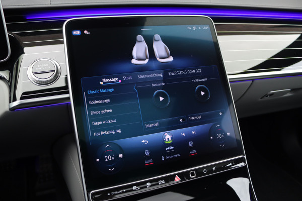 Mercedes-Benz S-Klasse 450 e Lang AMG Line | Achterasbesturing | Luchtvering | Chauffeurspakket | Distronic+ | Burmester | Nekverwarming | Stoelventilatie | Massage | MBUX Tablet | 3D-Display | HUD |
