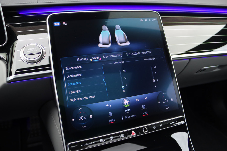 Mercedes-Benz S-Klasse 450 e Lang AMG Line | Achterasbesturing | Luchtvering | Chauffeurspakket | Distronic+ | Burmester | Nekverwarming | Stoelventilatie | Massage | MBUX Tablet | 3D-Display | HUD |