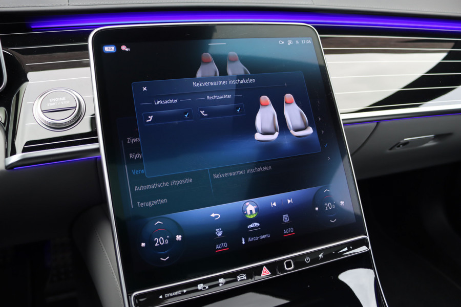 Mercedes-Benz S-Klasse 450 e Lang AMG Line | Achterasbesturing | Luchtvering | Chauffeurspakket | Distronic+ | Burmester | Nekverwarming | Stoelventilatie | Massage | MBUX Tablet | 3D-Display | HUD |