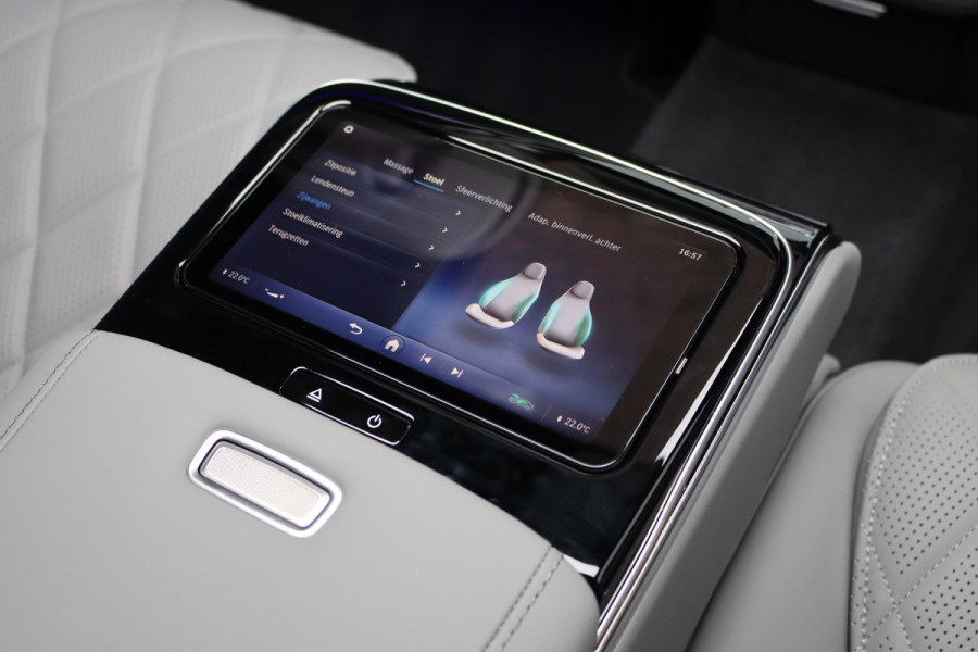 Mercedes-Benz S-Klasse 450 e Lang AMG Line | Achterasbesturing | Luchtvering | Chauffeurspakket | Distronic+ | Burmester | Nekverwarming | Stoelventilatie | Massage | MBUX Tablet | 3D-Display | HUD |