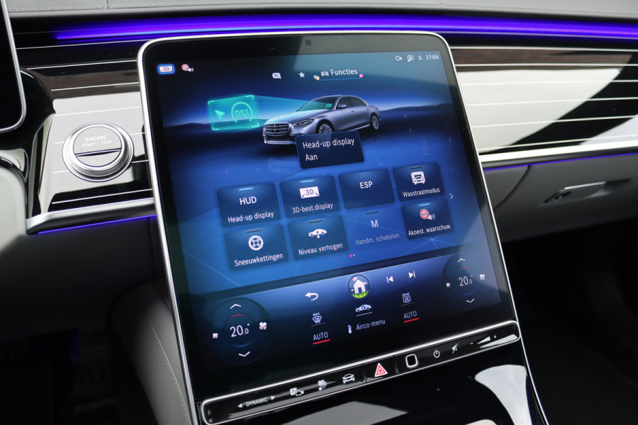 Mercedes-Benz S-Klasse 450 e Lang AMG Line | Achterasbesturing | Luchtvering | Chauffeurspakket | Distronic+ | Burmester | Nekverwarming | Stoelventilatie | Massage | MBUX Tablet | 3D-Display | HUD |