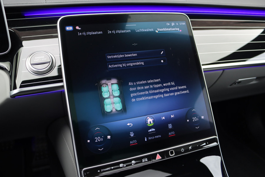 Mercedes-Benz S-Klasse 450 e Lang AMG Line | Achterasbesturing | Luchtvering | Chauffeurspakket | Distronic+ | Burmester | Nekverwarming | Stoelventilatie | Massage | MBUX Tablet | 3D-Display | HUD |