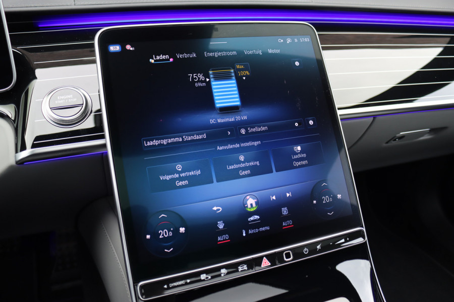 Mercedes-Benz S-Klasse 450 e Lang AMG Line | Achterasbesturing | Luchtvering | Chauffeurspakket | Distronic+ | Burmester | Nekverwarming | Stoelventilatie | Massage | MBUX Tablet | 3D-Display | HUD |