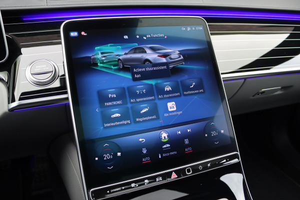 Mercedes-Benz S-Klasse 450 e Lang AMG Line | Achterasbesturing | Luchtvering | Chauffeurspakket | Distronic+ | Burmester | Nekverwarming | Stoelventilatie | Massage | MBUX Tablet | 3D-Display | HUD |