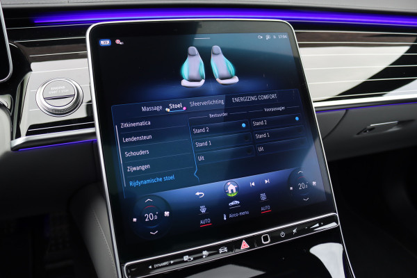 Mercedes-Benz S-Klasse 450 e Lang AMG Line | Achterasbesturing | Luchtvering | Chauffeurspakket | Distronic+ | Burmester | Nekverwarming | Stoelventilatie | Massage | MBUX Tablet | 3D-Display | HUD |