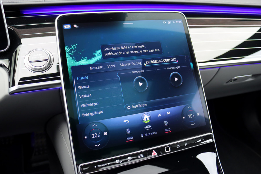 Mercedes-Benz S-Klasse 450 e Lang AMG Line | Achterasbesturing | Luchtvering | Chauffeurspakket | Distronic+ | Burmester | Nekverwarming | Stoelventilatie | Massage | MBUX Tablet | 3D-Display | HUD |