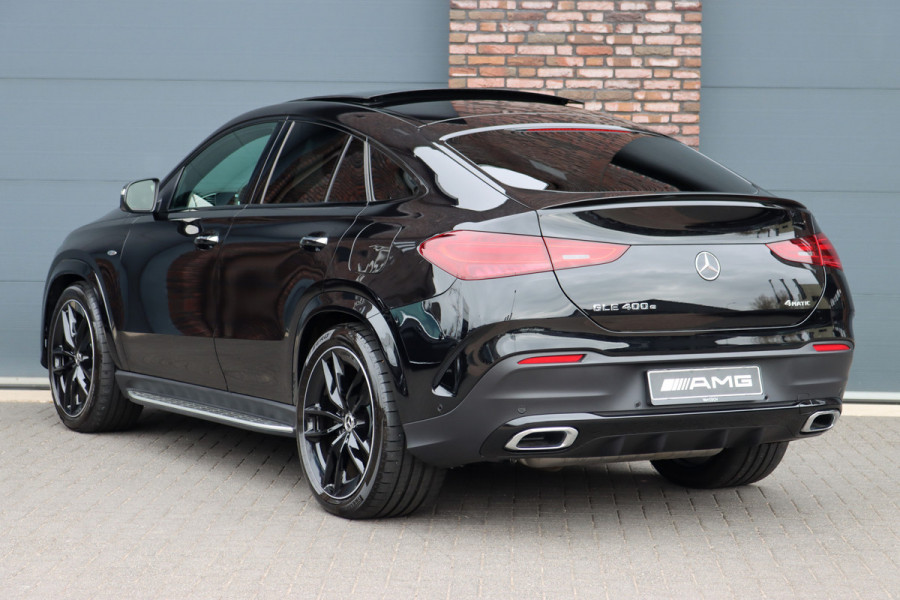 Mercedes-Benz GLE Coupé 400 e 4MATIC AMG Line Premium+ | Luchtvering | Distronic | Burmester | Soft-Close | HUD | Verwarmd Stuurwiel | Massage | Vlakkenverwarming | Nappa Leder | Surround Camera |