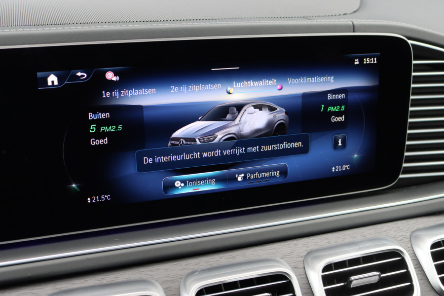 Mercedes-Benz GLE Coupé 400 e 4MATIC AMG Line Premium+ | Luchtvering | Distronic | Burmester | Soft-Close | HUD | Verwarmd Stuurwiel | Massage | Vlakkenverwarming | Nappa Leder | Surround Camera |